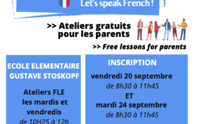 Cours de français pour les parents