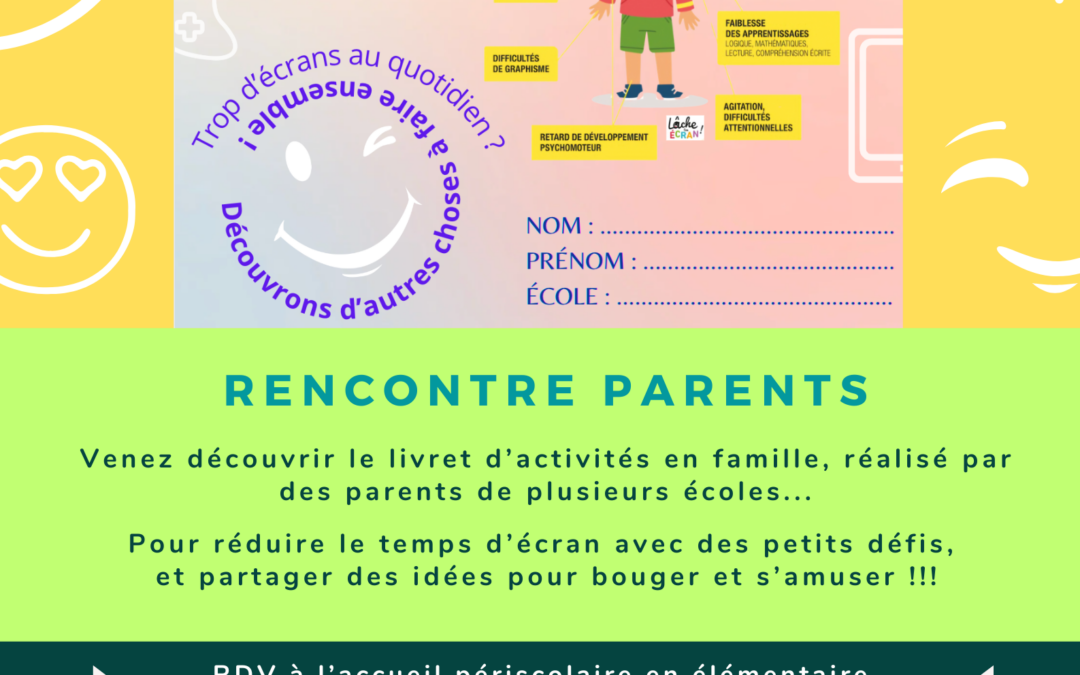 💬 RENCONTRE PARENTS 💬vendredi 28 mars à partir de 16H30