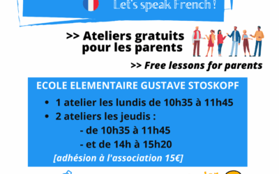 Cours de français pour les parents